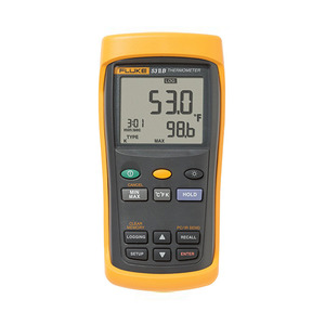 [FLUKE-53-2B 60Hz] Thermometer, 접촉식온도계(1Ch) 500 point 로깅